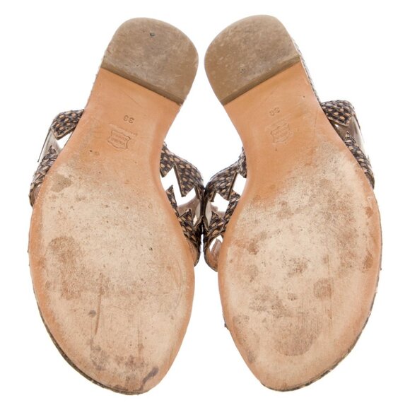 Alexa Wagner Python Slides/Sandals - Picture 4 of 4